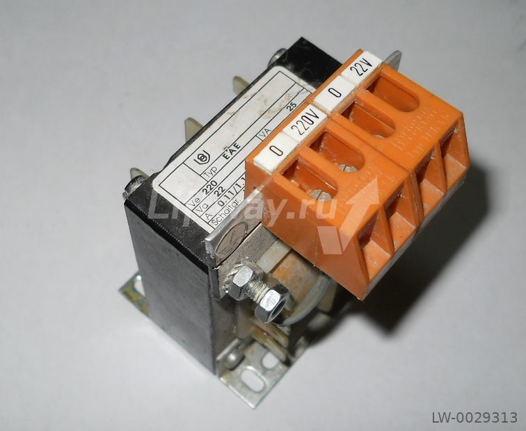 Трансформатор VDE0551 EAE 220V-22VAC 25VA