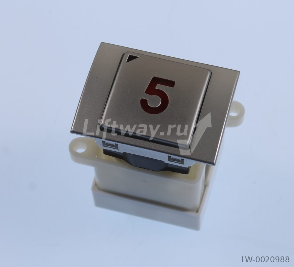 Кнопка "5" (красн) KA142 LG-Sigma типы панелей S22 S42 S13