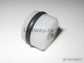Ролик пластиковый с резиновым кольцом отводки Wittur Hydra Plus