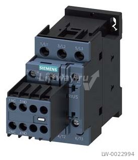 Контактор, 3P, AC-3, 15КВТ/400В,AC 110V 50/60ГЦ, с доп. контактом 2НО+2НЗ, винтовые клеммы