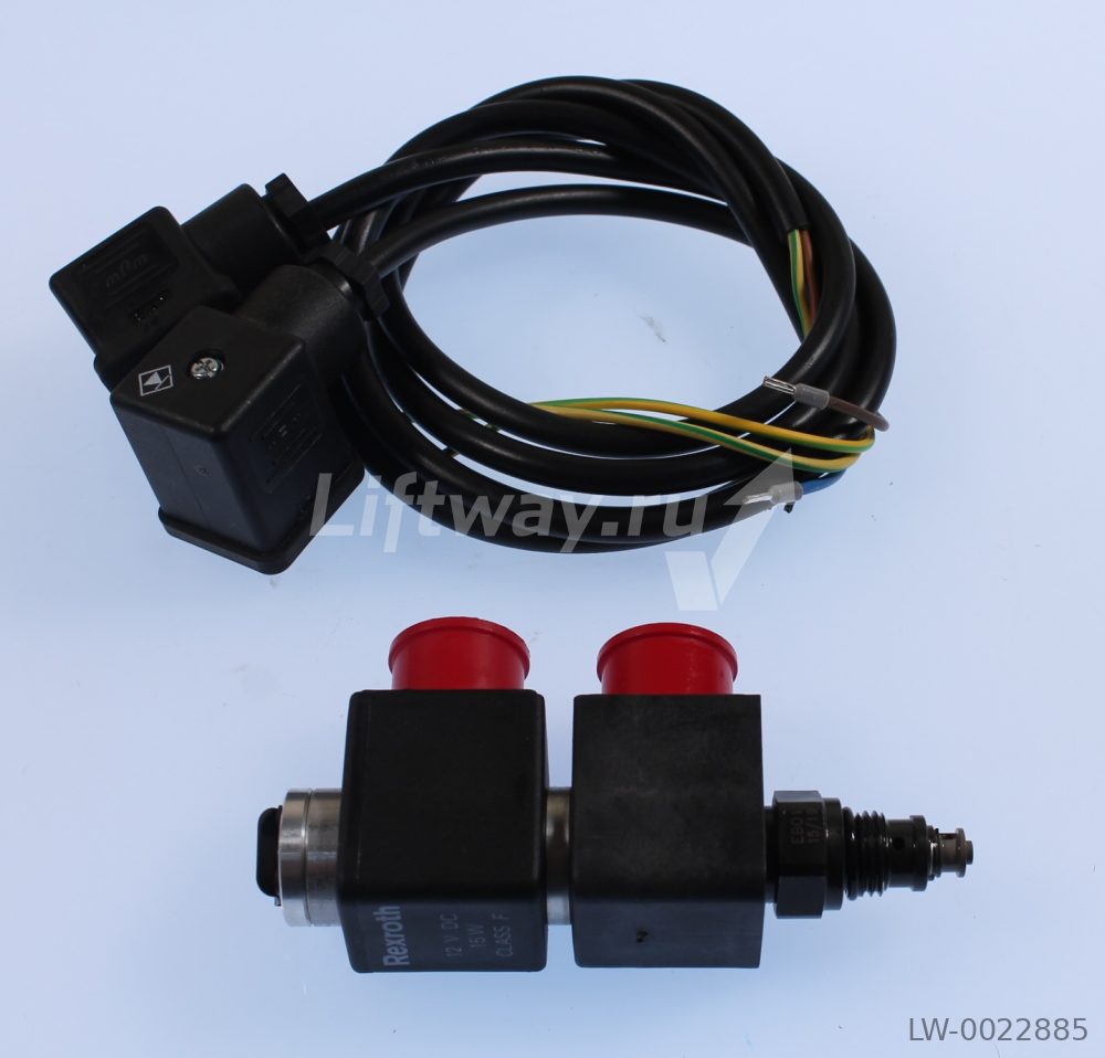 Клапан давления 110 VAC (104 Vdc/12 Vdc) L=800
