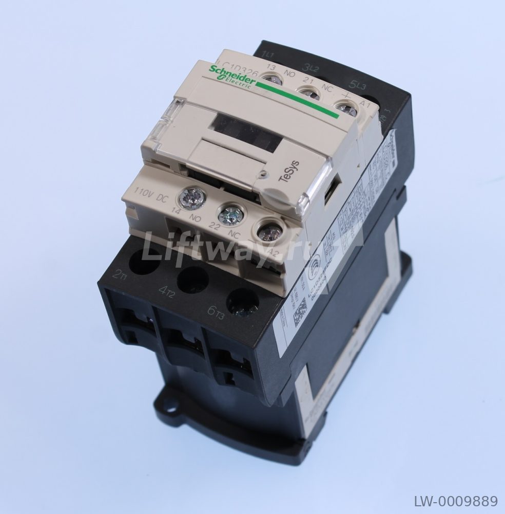 КОНТАКТОР 3Р, 15кВт, 1НО+1НЗ,110VDC, 32 A