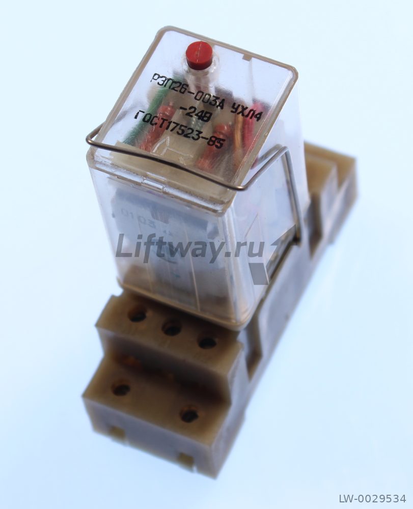 Реле РЭП26-003А 24В пост.ток на розетке УХЛ4