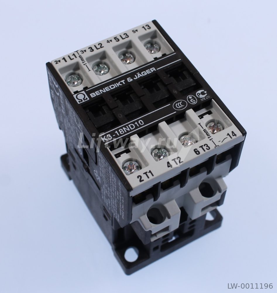 Контактор 3-х фазный 1NO 230V 50Hz 7.5kW 18A