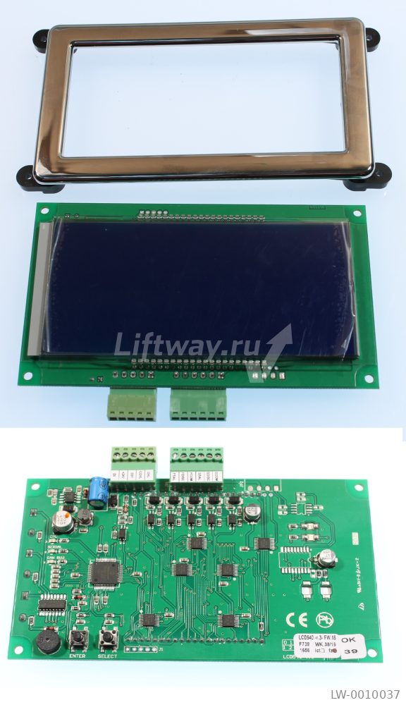 Индикатор приказной панели лифта LCD540 v.3