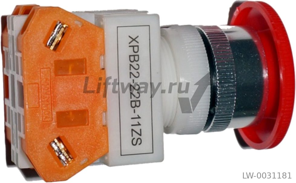Кнопка СТОП с фиксацией поворотная XPB22-22B-11ZS