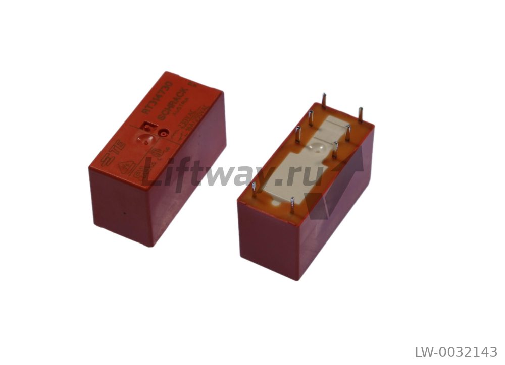 Реле силовое RT, 1 переключающий контакт (1C/O), 16A, 230VAC
