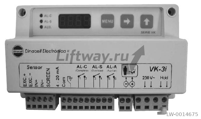 Грузовзвешивающее устройство , VK-3i, Dinacell