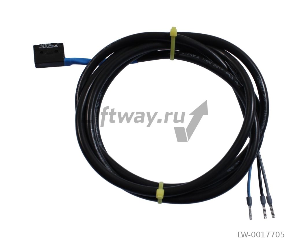 Микровыключатель Crouzet 6A 250 VAC (SPDT-NA/NC), с кабелем 1,5 м