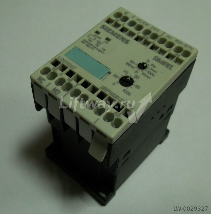 РЕЛЕ ВРЕМЕНИ, ЗАДЕРЖКА ВКЛЮЧЕНИЯ 1C, 8 RANGES 0.05 S...100 H AC 24,100...127 V AND DC