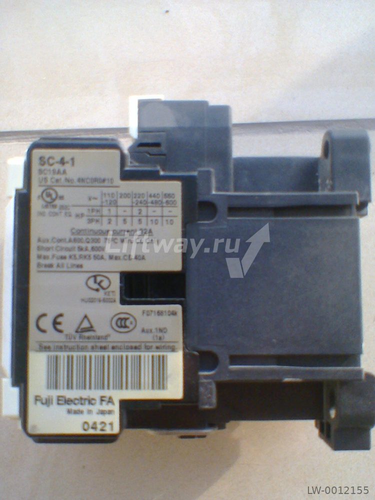 Контактор SC-4-1 230Vac, 40A
