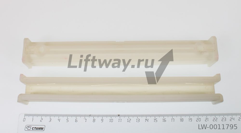 Вкладыш башмака направляющей B22 T=8 мм, длина вкладыша 220мм