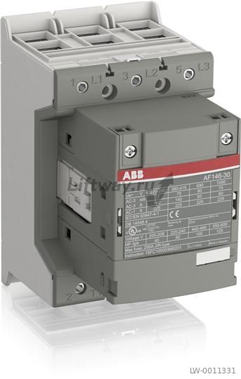 Контактор 3P AF116 с универсальной катушкой управления 100-250B AC/DC