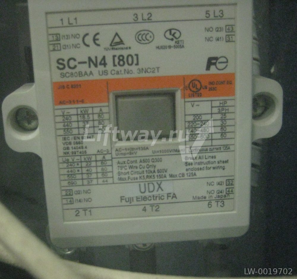 Контактор SC-N4 [80] 220V Fuji Electric