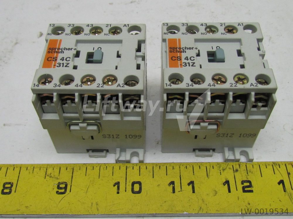 Контактор вспомогательный CS 4C-31Z катушка 24VDC