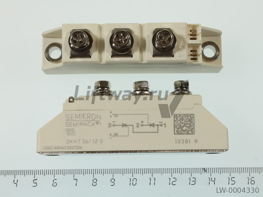 Тиристорный модуль SKKT56/12D (ЗАМЕНЕН НА M02284)