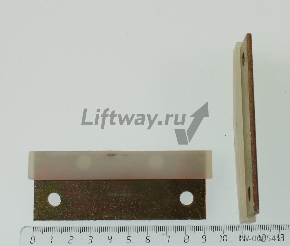 Башмак пластиковый на металлическом кронштейне ДК/ДШ Thyssen K8/S8 для порога 10мм