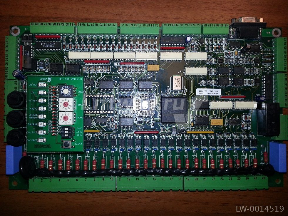 Плата TF-134 V1.02 эскалатора Thyssen Velino FT