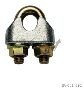 Зажим для канатов DIN 1142 d=10mm EN 13411-5 оцинкованный