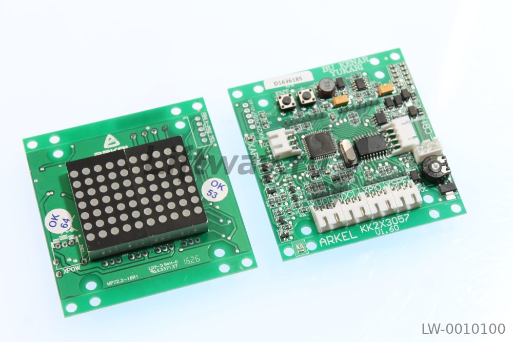 Плата KK2X3057A вызывного аппарата с индикатором