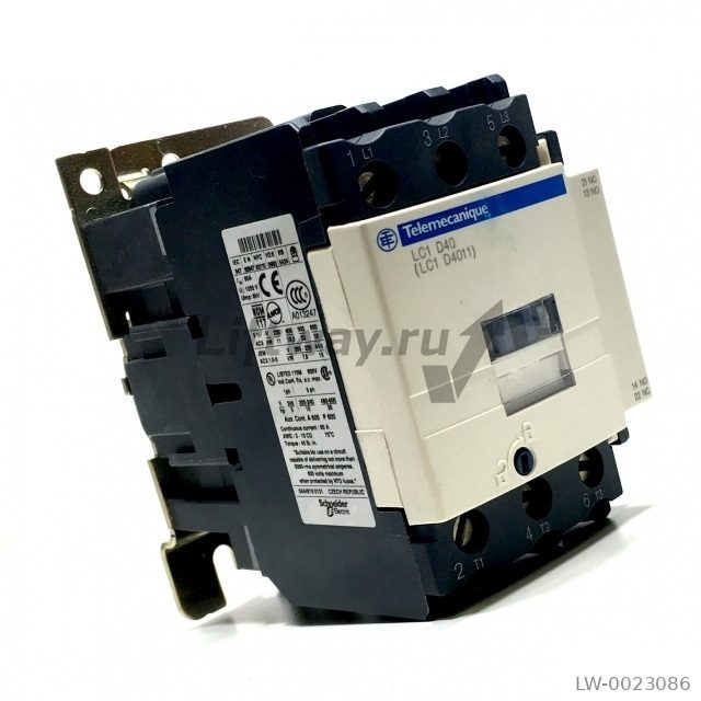 Контактор 3P 40A, 1NO+1NC 230VAC