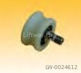 Контр-ролик PA6G ø 36/30/M8 x 18 mm с эксц. осью M8