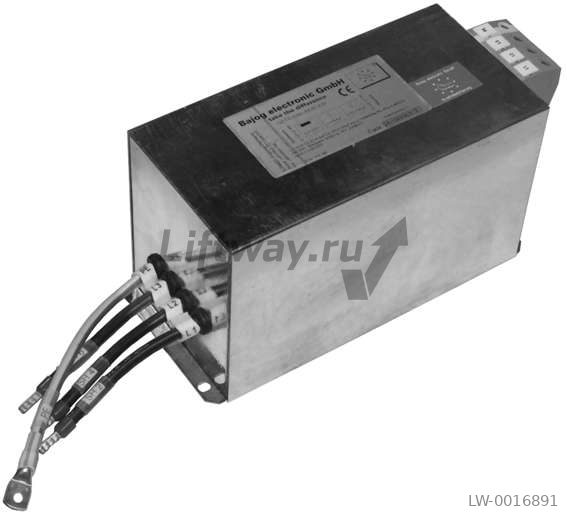 Фильтр частотного преобразователя 230...480V 55A  VF30BR/VF50BR/VF85BR/VF88BR/VF122BR