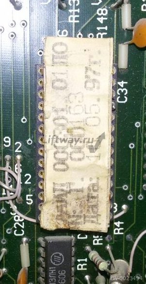Микроконтроллер ПЗУ платы ПУ-1/УЛ для лифтов с нерегулируемым приводом (ФАИД.00301-XX)
