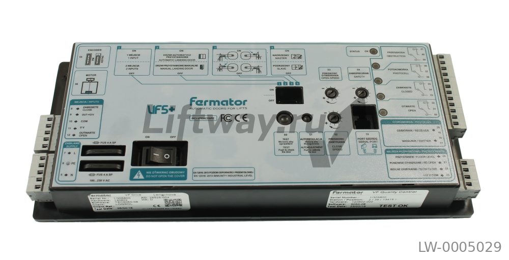 Блок управления приводом Fermator VVVF5