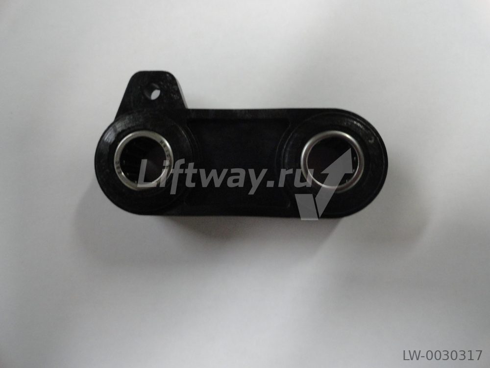 Рычаг №3 Качалка отводки привода ДК,OTIS, PAX/ D2200/ HPCD, боковая, на 2 оси с подшипником (10х14х15 HK1015)