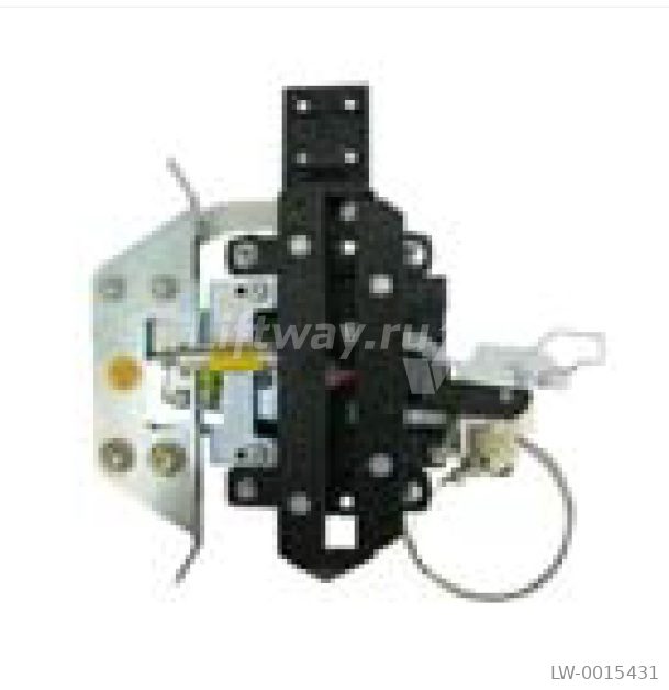 Отводка левая с замком ДК EN81 IP54 K1-2-3 L STD, короткие лыжи 185мм
