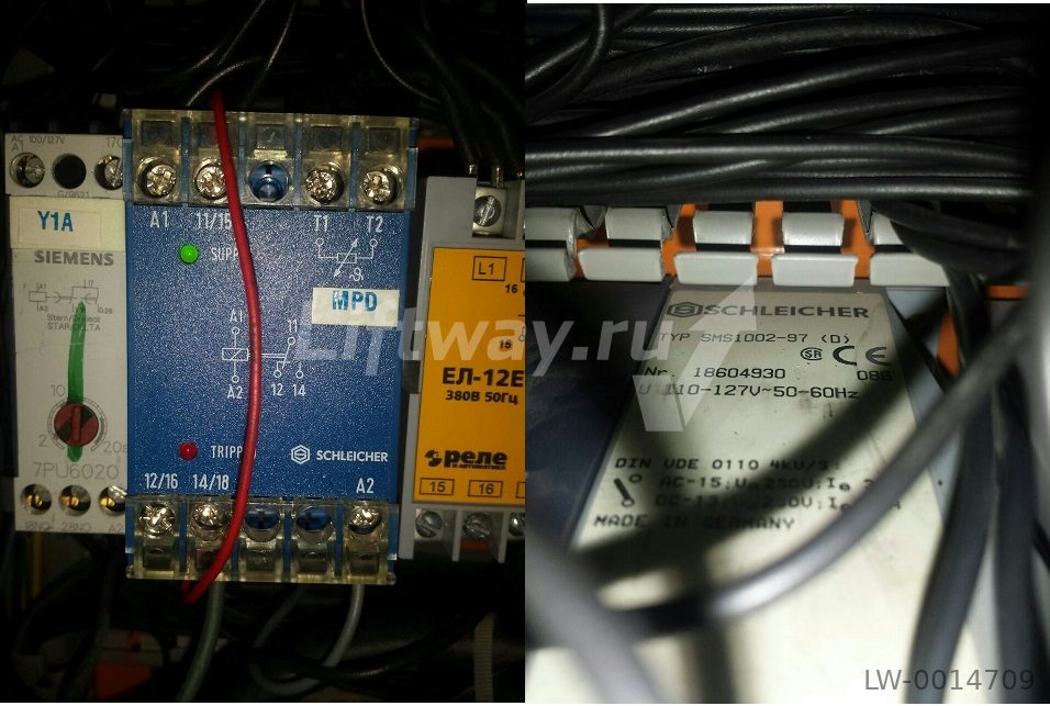 Реле защиты двигателя Schleicher SMS1002-97 AC 110V 50-60HZ