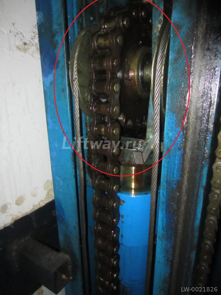 Головка дифференциальная EH/4C 1½ (звездочка+ шкивы) гидроцилиндра