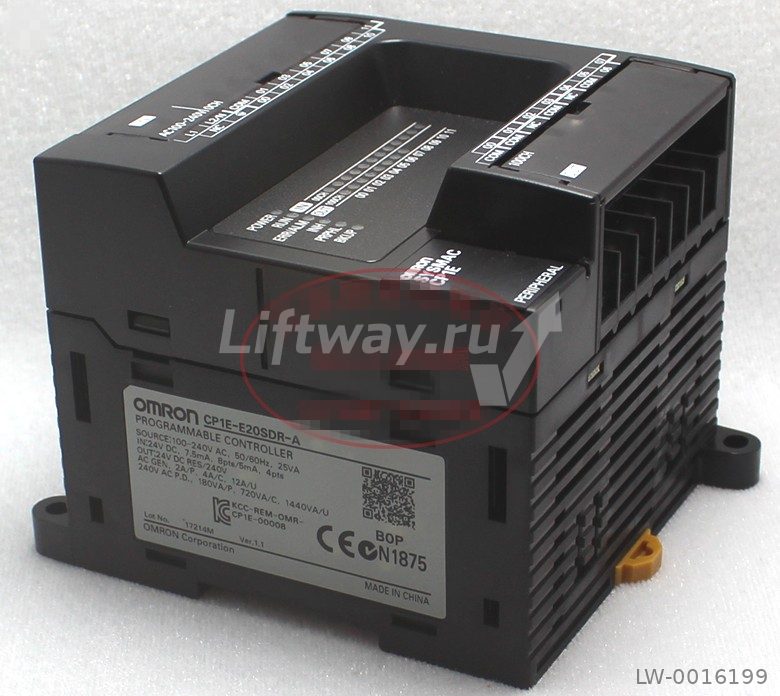 Программируемый логический контроллер Omron CP1E-E20SDR-A без программы