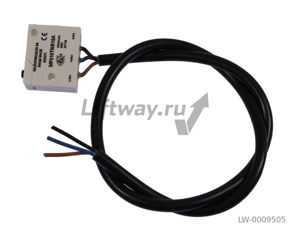 Микровыключатель MP310TWB18A (замена для MP320TWB) тормоза лебедки с кабелем 500мм