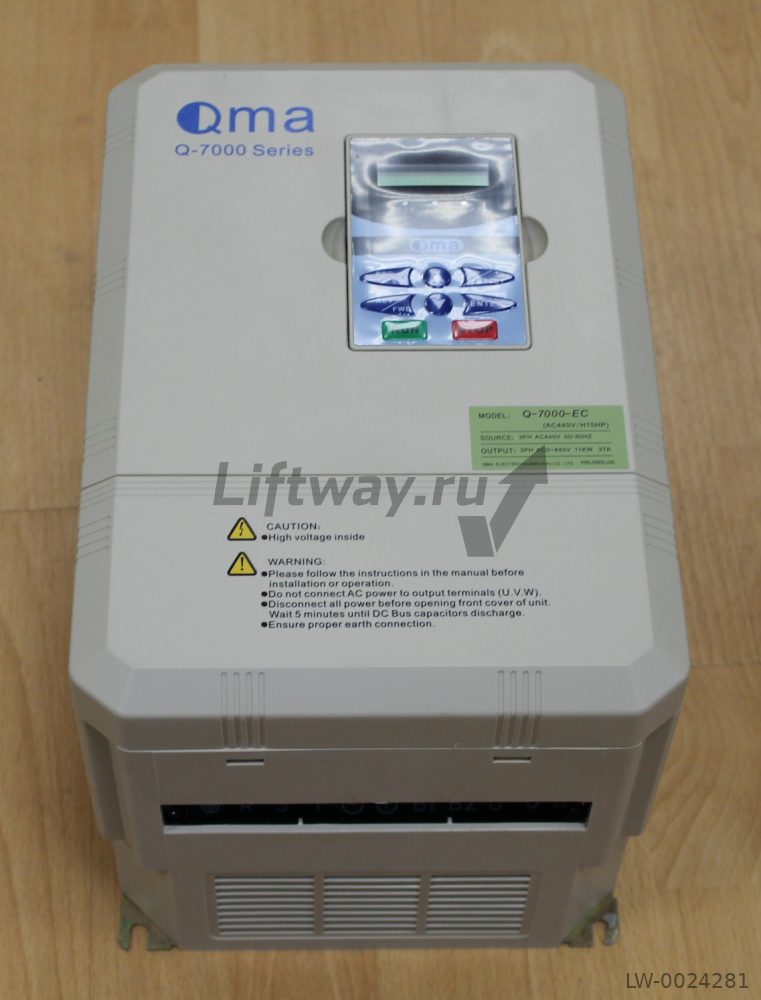 Частотный преобразователь Q-7000-EC 11kW 27A (AC440V/H15HP) без программы
