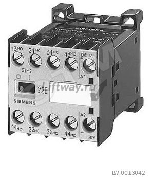 ВСПОМОГАТЕЛЬНЫЙ КОНТАКТОР, 31 E DIN EN 50 011 3НО+1НЗ, 21,5VDC