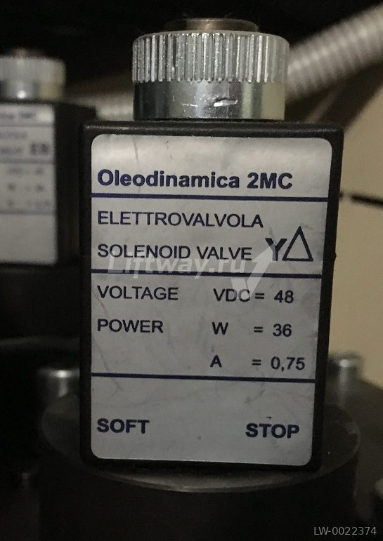 Соленоид блока клапанов 2MC ЗВЕЗДА ТРЕУГОЛЬНИК 48VDC лифта IGV