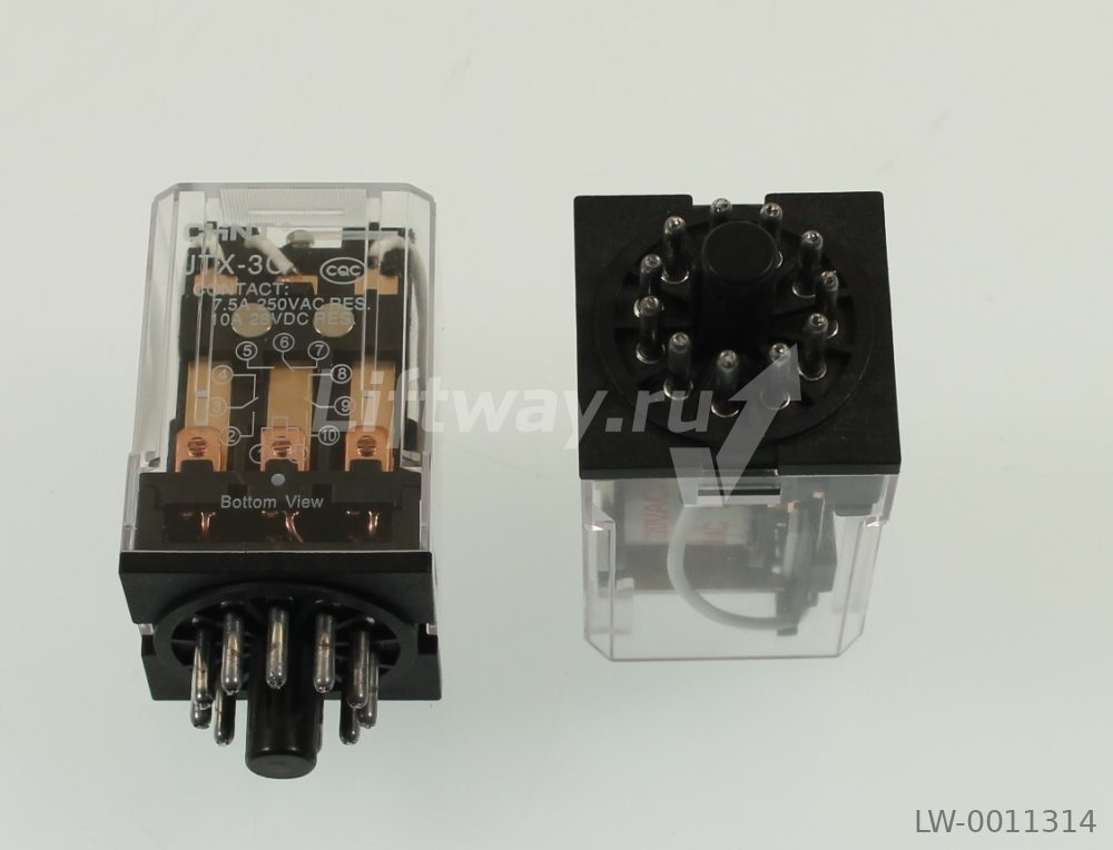 Реле JTX-3C 10А 250VAC 220VAC