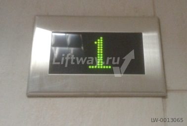 Индикатор этажный с платой BIOAPI 1.Q цвет индикации зеленый в сборе