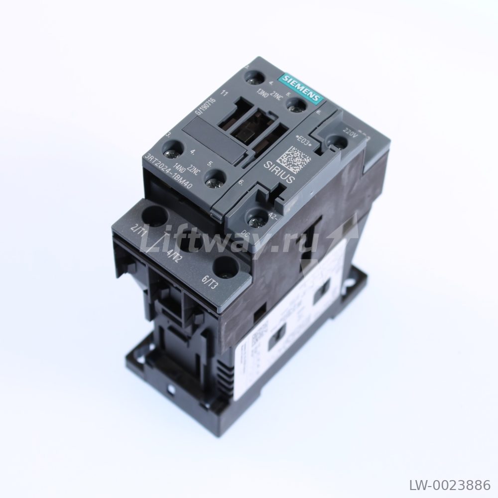 Контактор 3-ПОЛ., AC-3, 4 кВт/ 400 V, DC 220 V, РАЗМЕР. S0, ВИНТОВЫЕ КЛЕММЫ