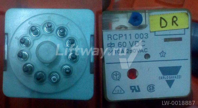 Реле RCP11 003  катушка 60VDC