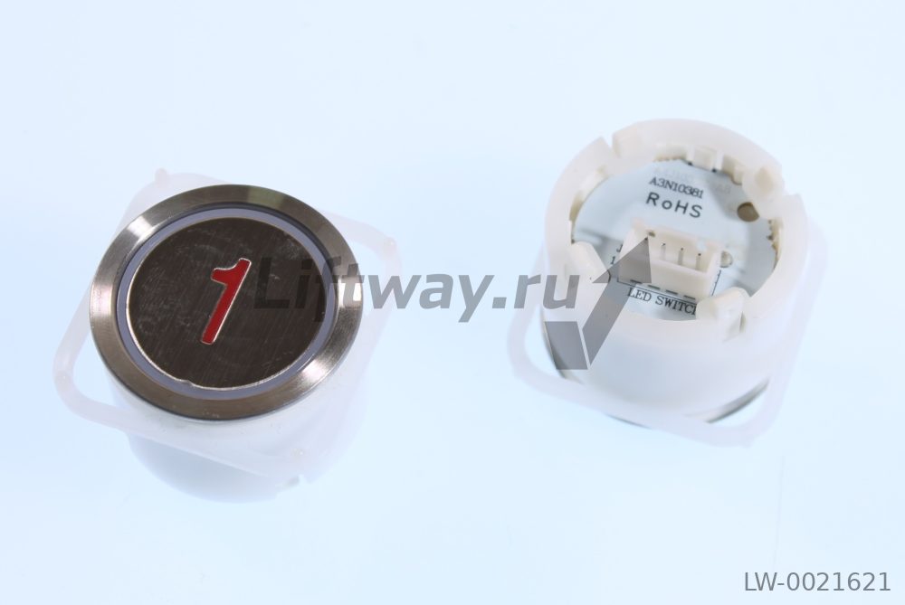 Кнопка приказа " 1" тип BA21G лифт Sigma DSS