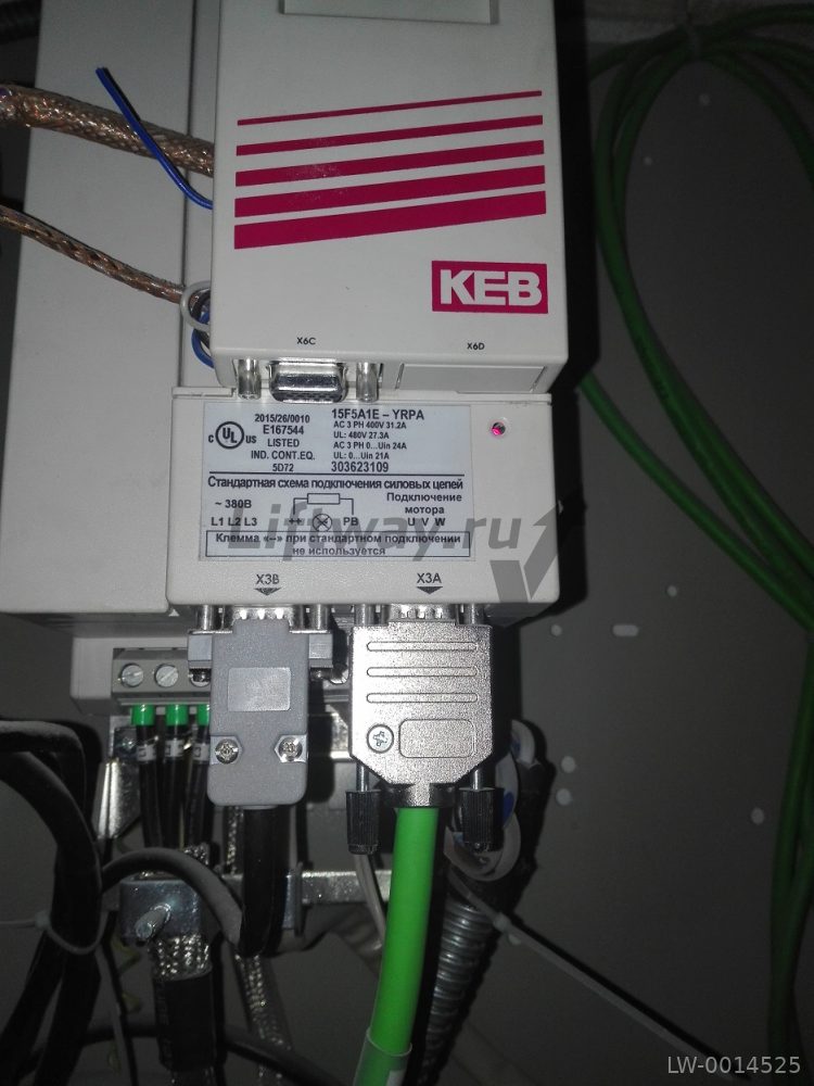 Частотный преобразователь KEB 15F5A1E-YRPA без фильтра ЭМС и пульта