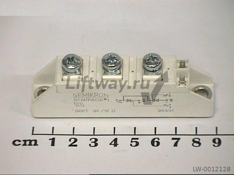Тиристорный модуль SKKT 91/12D (ЗАМЕНЕН НА M03195)