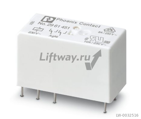Реле REL-MR-230AC/21-21 катушка 230VAC 15A