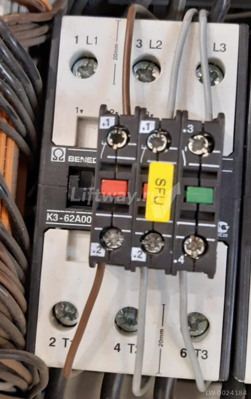 Контактор 400В 30 кВа K3-62A00 катушка 110VAC