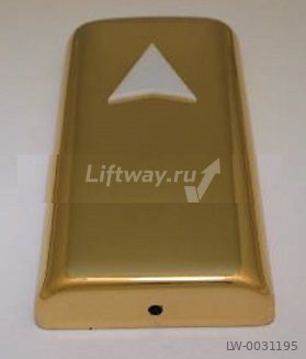 LIP Панель лицевая индикатора "ВВЕРХ" Отис ЛАТУНЬ для платы GAA25005F