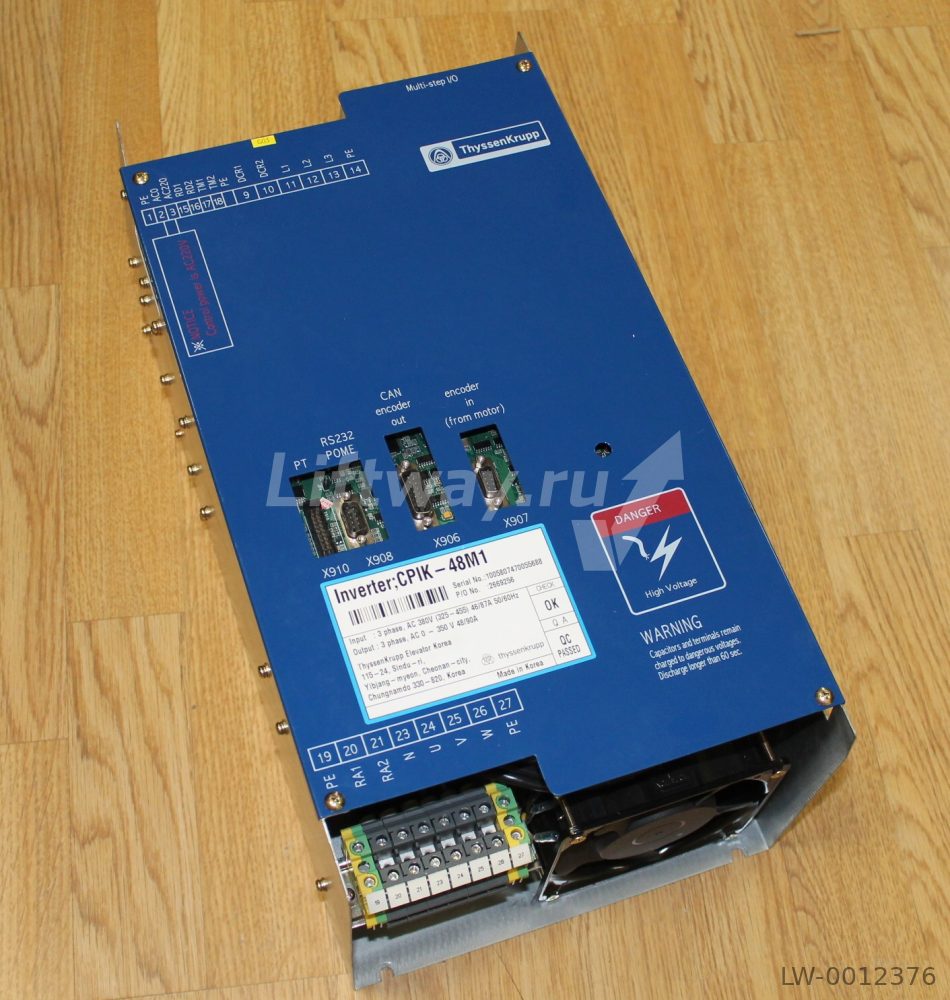 Частотный преобразователь CPIK 48M1 Вх.380Vac 46/87A Вых.0~350Vac 48/90A