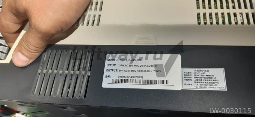 Частотный преобразователь NICE-L-C-4007-XGL 7.5кВт лифт SIGLEN